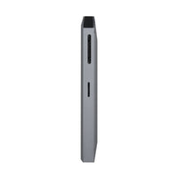 Hub USB Aisens ASUC-8P004-GR 4K Ultra HD Schwarz Grau
