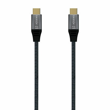 USB-C-Kabel Aisens A107-0671 1 m Grau (1 Stück)