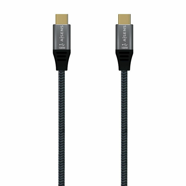 USB-C-Kabel Aisens A107-0671 1 m Grau (1 Stück)
