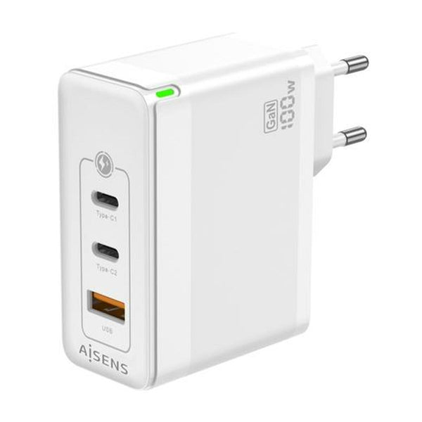 Wandladegerät Aisens Gan Weiß 100 W