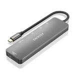 Hub USB Aisens ASUC-6P016-GR Grau Bunt
