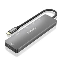 Hub USB Aisens ASUC-6P016-GR Grau Bunt