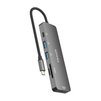 Hub USB Aisens ASUC-6P016-GR Grau Bunt (1 Stück)