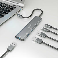 Hub USB Aisens A109-0857 Grau Bunt (1 Stück)