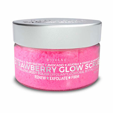 Körpercreme Biovène Strawberry Glow Scrub 200 g