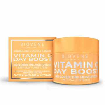 Gesichtscreme Biovène Vitamin C Day Boost 50 ml Vitamin C Feuchtigkeitsspendend