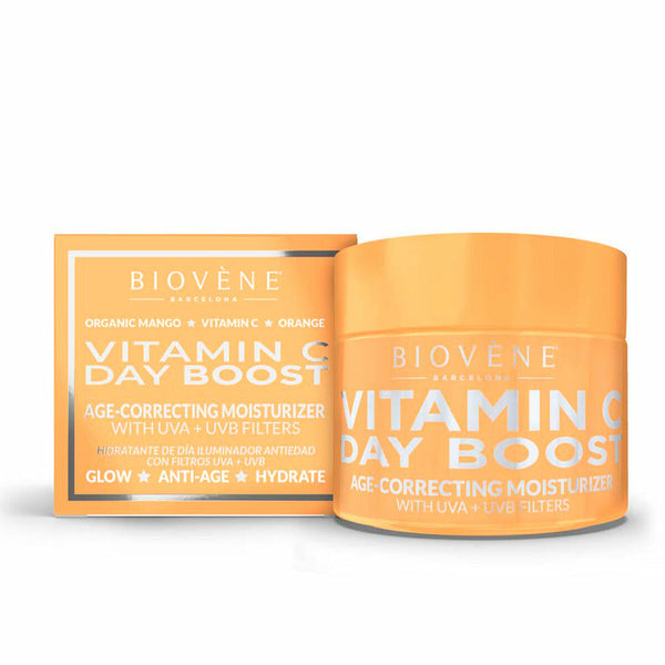 Gesichtscreme Biovène Vitamin C Day Boost 50 ml Vitamin C Feuchtigkeitsspendend