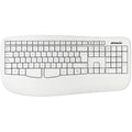 Drahtlose Tastatur Phoenix K201 Weiß Qwerty Spanisch
