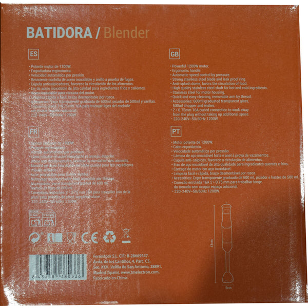 Handrührgerät TM Electron Edelstahl 1200 W