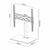 TV Halterung TM Electron 32"-50" 30 Kg