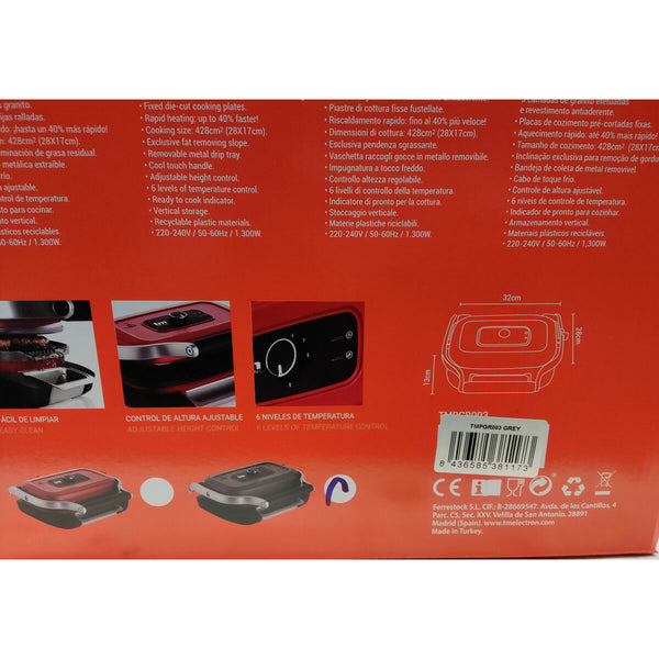 Grill TM Electron Grau 220-240V