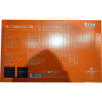 Mikrowelle TM Electron Schwarz 700 W 20 L