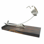 Schinkenhalter aus Holz TM Home Dunkelbraun (Restauriert A)