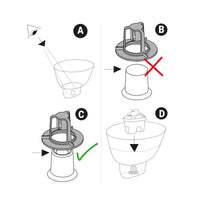 Filter für Karaffe TM Electron 2 Stück 150 l