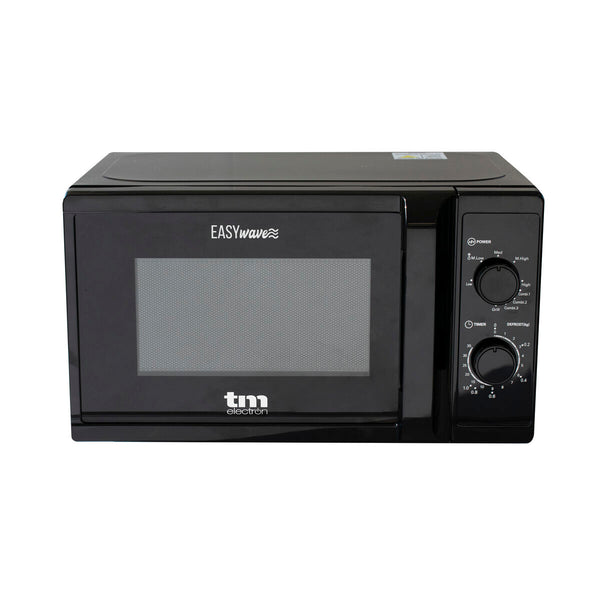 Mikrowelle mit Grill TM Electron Schwarz 700 W 20 L