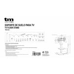TV-Ständer für den Boden TM Electron 43"-86" 60 Kg