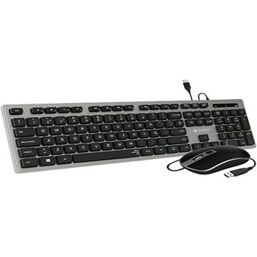 Tastatur mit Maus Subblim SUBKBC-CEKE50 Qwerty Spanisch