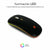 Ergonomische optische Maus Subblim SUBMO-LDFLAT1 Schwarz 1600 dpi