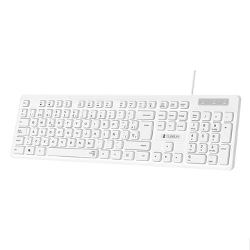 Tastatur Subblim SUBKBC0SSK51 Weiß Qwerty Spanisch