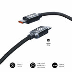 USB-C zu USB-C-Kabel Subblim OPTIMUS Schwarz 1 m