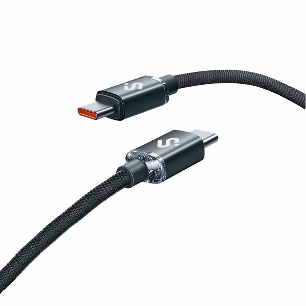 USB-C zu USB-C-Kabel Subblim OPTIMUS Schwarz 1 m