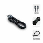 USB-C zu USB-C-Kabel Subblim OPTIMUS Schwarz 2 m