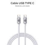USB-C zu USB-C-Kabel Subblim OPTIMUS Weiß 1 m