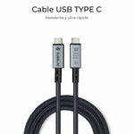 USB-C zu USB-C-Kabel Subblim HIGH Schwarz 1,5 m