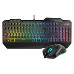 Tastatur und Gaming Maus Nox-Xtreme NXKROMKRSHRSP Schwarz