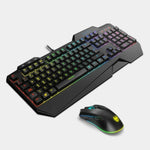 Tastatur und Gaming Maus Nox-Xtreme NXKROMKRSHRSP Schwarz