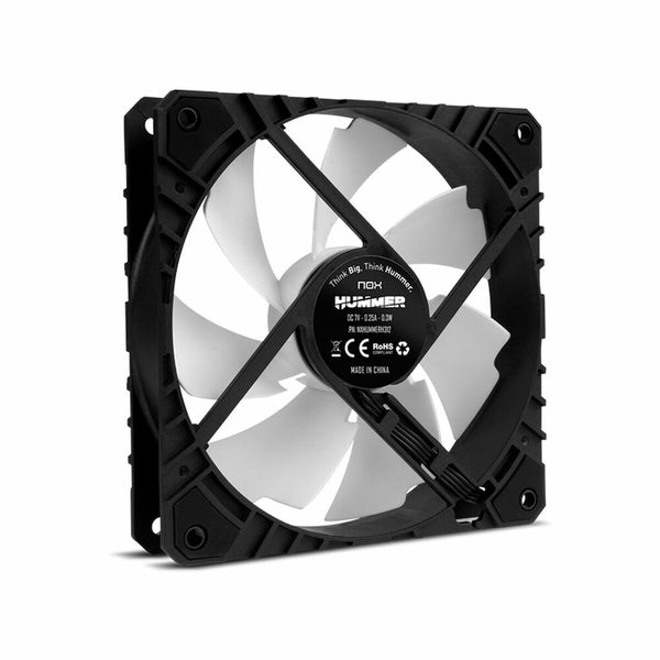 Box Ventilator Nox-Xtreme H-FAN PRO Ø 12 cm Weiß 2200 rpm