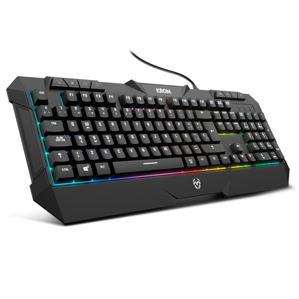 Tastatur und Gaming Maus Krom Kunai Qwerty Spanisch