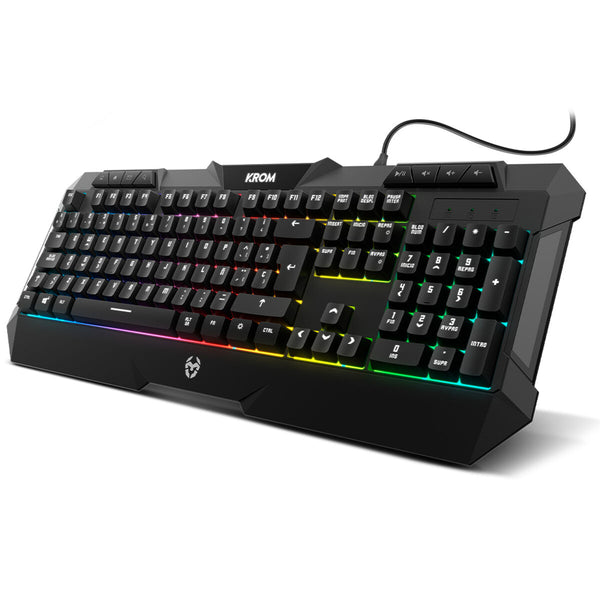 Tastatur und Gaming Maus Krom Kunai Qwerty Spanisch