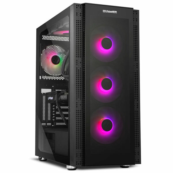 ATX Semi-Tower Gehäuse Nox-Xtreme 1 Schwarz E-ATX