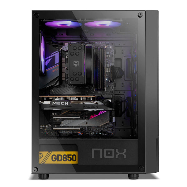 ATX Semi-Tower Gehäuse Nox-Xtreme INFINITY BETA Airflow ARGB Schwarz