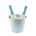 Eiskübel Koala   Mit Griff Blau Metall 5 L