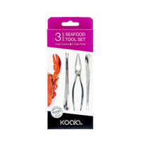 Meeresfrüchte-Set Koala Eco Metall 20 x 2,3 x 2 cm 3 Stücke