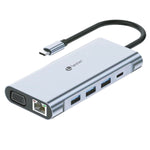 Hub USB LEOTEC LEDS01 Grau 100 W