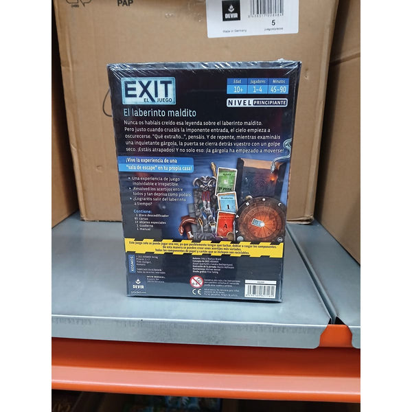 Tischspiel Devir Exit El Laberinto Maldito ES