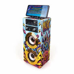 Lautsprecher mit Karaoke Mikrofon