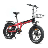Elektrisches Fahrrad Youin BK1650R DALLAS Schwarz Rot 250 W 20"