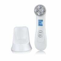 Gesichtsmassagegerät mit Radiofrequenz, Phototherapie und Elektrostimulation Drakefor 9905 Weiß 3 Stücke