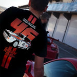 Herren Kurzarm-T-Shirt RADIKAL WINNERS NEVER QUIT Schwarz M