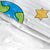 Bettbezug-Set HappyFriday Mr Fox Space rocket Bunt Babybettchen 2 Stücke