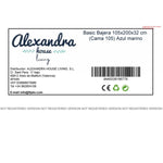 Bettlaken HappyFriday BASIC Marineblau 105 x 200 x 32 cm