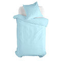 Bettbezug-Set HappyFriday Basic Kids Blau Einzelmatratze 2 Stücke