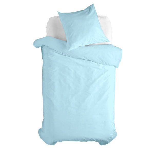 Bettbezug-Set HappyFriday Basic Kids Blau Einzelmatratze 2 Stücke