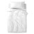 Bettbezug-Set HappyFriday Basic Kids Weiß Babybettchen 2 Stücke