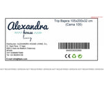 Bettlaken HappyFriday BLANC Bunt 105 x 200 x 32 cm