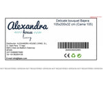 Bettlaken HappyFriday Delicate bouquet Bunt 105 x 200 x 32 cm